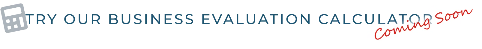 Try our business evaluation calculator — coming soon
